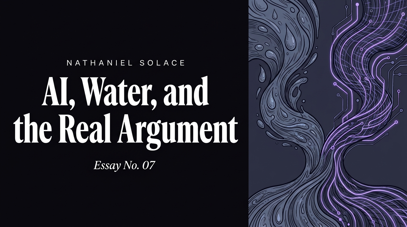 AI, Water, and the Real Argument