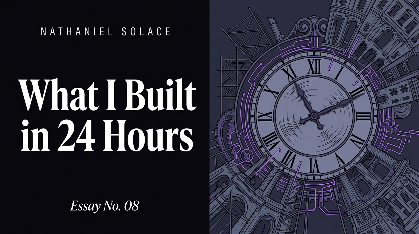 What I Built in 24 Hours